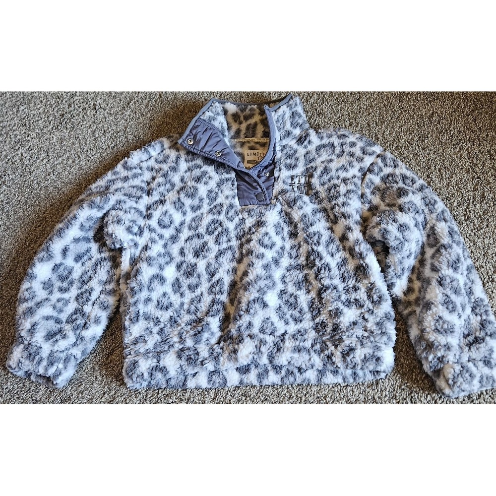 Limited Too Sherpa Pullover Y2K Style Girls Medium 10